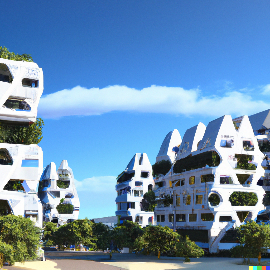 DALL·E 2022-12-30 15.18.17 - Design a futuristic housing complex